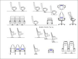 Butacas deportivas, butacas para estadios, butacas para cines
