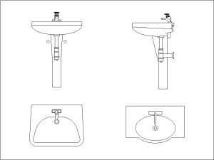 bloques-autocad-lavabos