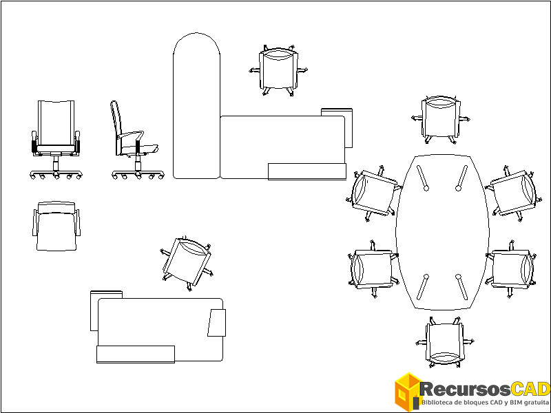 oficina-autocad-bloques-muebles-mobiliario-oficinas-planos