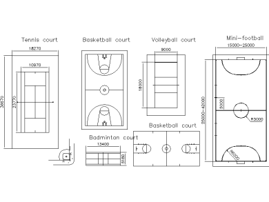 campos y canchas deportivas