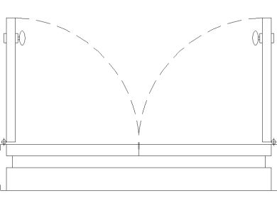 Bloques DWG de Puertas en Planta para AutoCAD P-Ventana120c