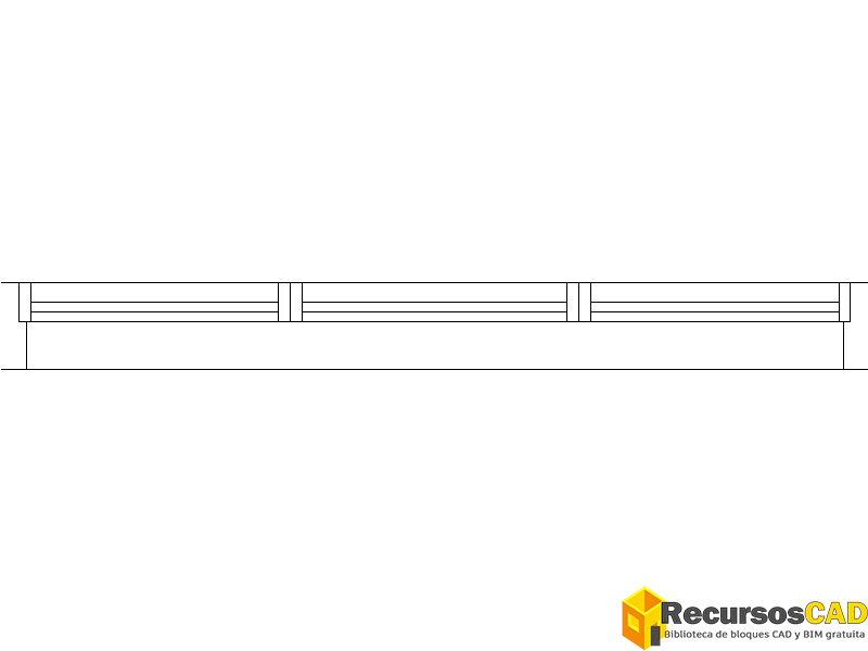 Descargar Bloques DWG de Ventanas en Vista Planta