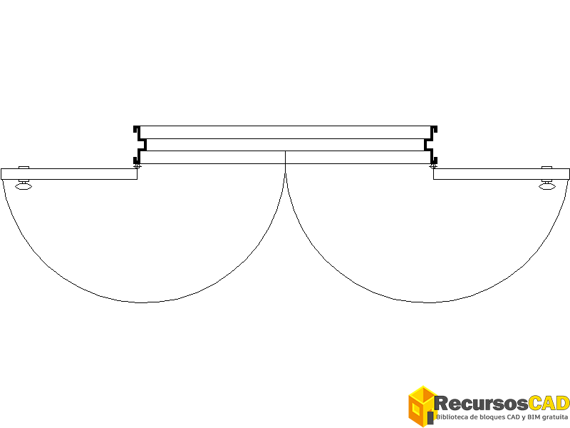 Descargar Bloques DWG de Ventanas en Vista Planta