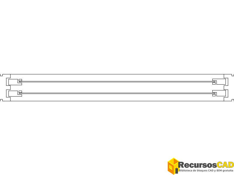 Descargar Bloques DWG de Ventanas en Vista Planta