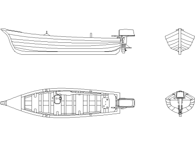 Bloques DWG de Barcos y Lanchas a Motor