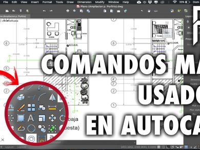 15 comandos mas usados en AutoCAD