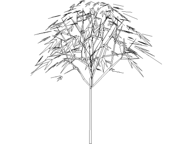 Bloques DWG de Árboles en alzado