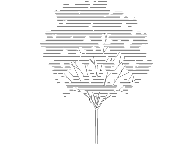 Bloques DWG de Árboles en alzado