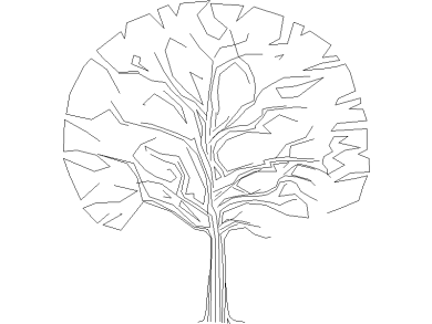 Bloques DWG de Árboles en alzado