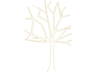 Bloques DWG de Árboles en alzado