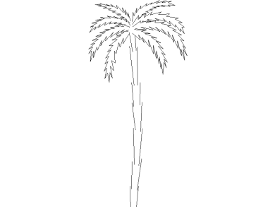 Bloques DWG de Árboles en alzado