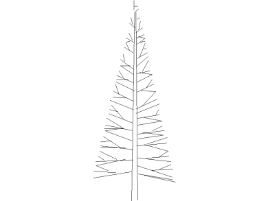 Bloques DWG de Árboles en alzado