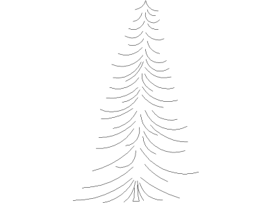 Bloques DWG de Árboles en alzado
