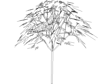 Bloques DWG de Árboles en alzado