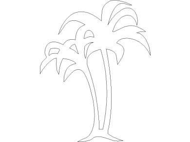 Bloques DWG de Árboles en alzado