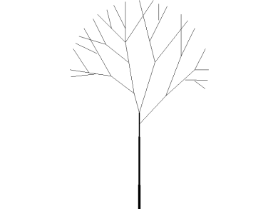 Bloques DWG de Árboles en alzado