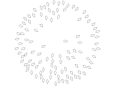 Bloques DWG de Árboles, Plantas y Arbustos en Vista Superior en planta