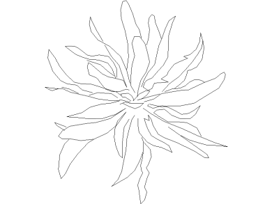 Bloques DWG de Árboles, Plantas y Arbustos en Vista Superior en planta