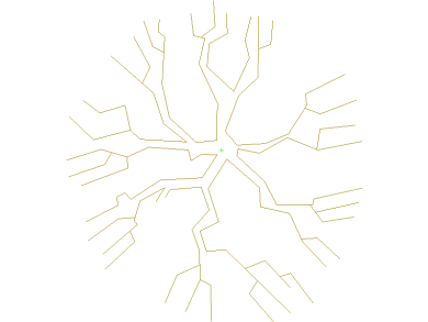 Bloques DWG de Árboles, Plantas y Arbustos en Vista Superior en planta