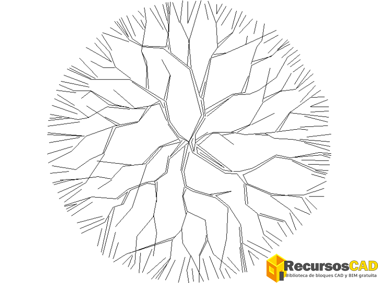 Bloques DWG de Árboles, Plantas y Arbustos en Vistas Planta y Alzado ...