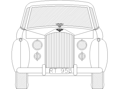 Bentley R Type 1952 vista frontal