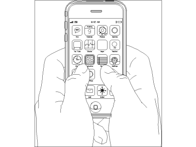 Bloque CAD iPhone