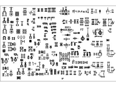 Bloques DWG para instalacion de tuberias en AutoCAD