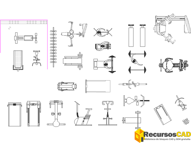 Bloques CAD Gratuitos: Elementos Decorativos en DWG - RecursosCAD