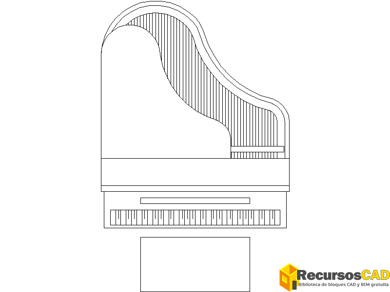 Piano en dwg