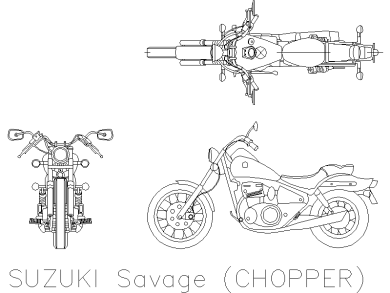 SUZUKI-Savage-CHOPPER