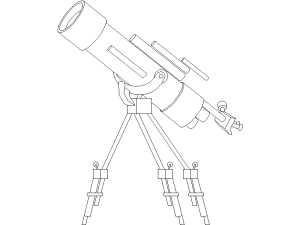 Descarga telescopio bloques cad en formato para AutoCAD