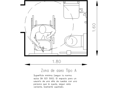 baño adaptado silla ruedas