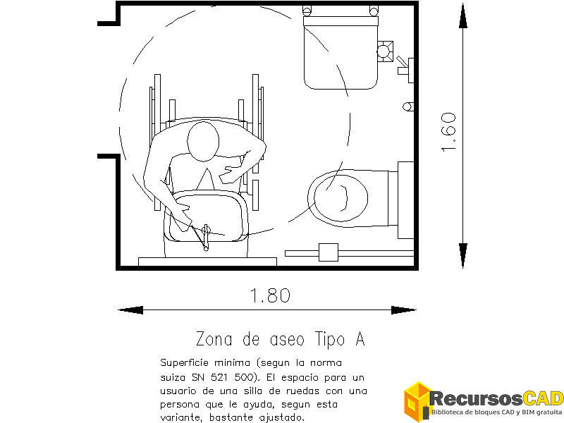 baño adaptado silla ruedas