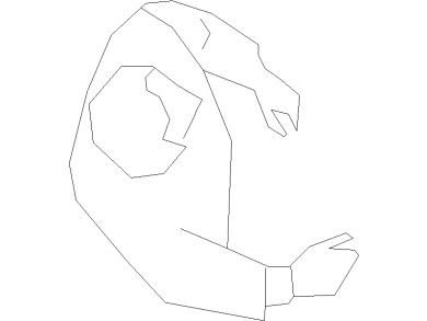 Bloques DWG personas hombre vista en planta