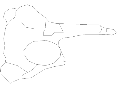 Bloques DWG personas hombre vista en planta