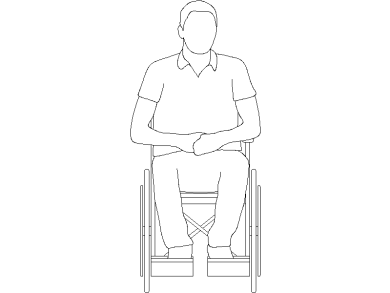 Persona en silla de rueda 01
