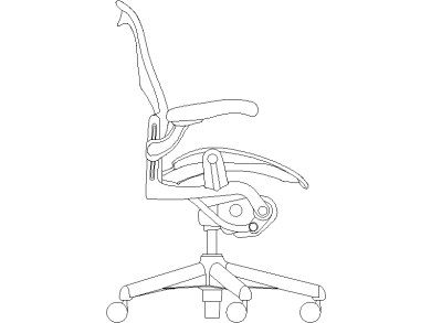 silla escritorio lateral