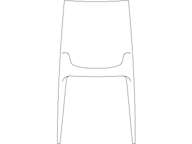 silla vista posterior