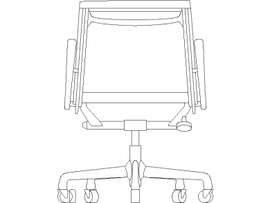silla vista posterior
