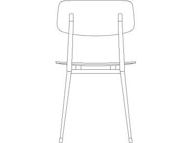 silla vista posterior