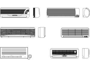 Bloques CAD de sistemas de aire acondicionado