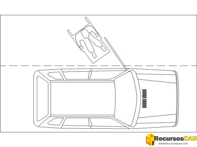 Bloques DWG de Detalle de Acceso para Silla de Ruedas