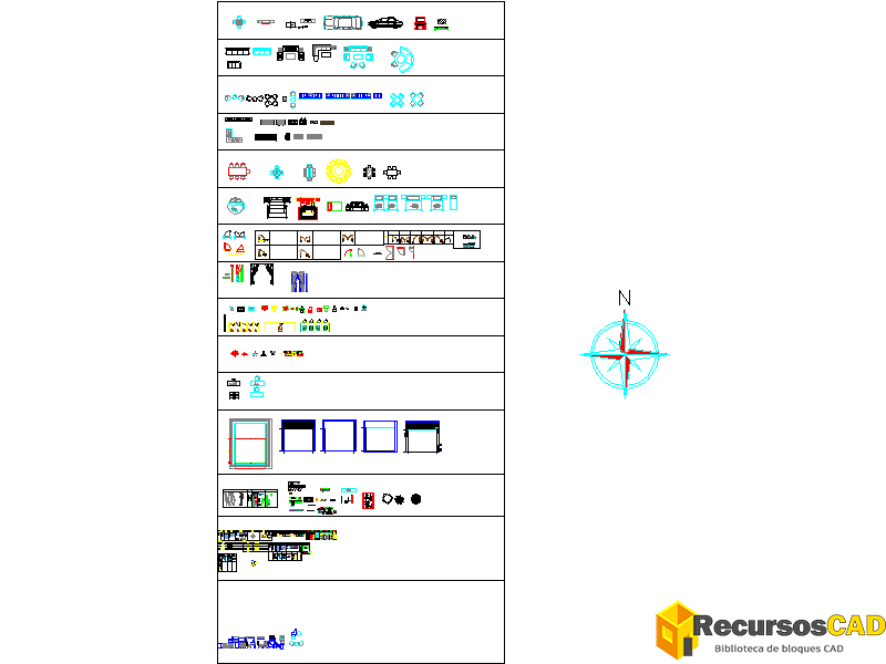 100 Bloque dinámico extensible dwg Autocad Descarga gratis