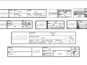 Descarga Plantillas DWG de cajetín o rótulo