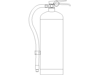Extintores en alzado