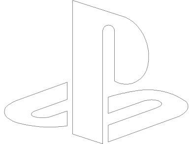 Bloque AutoCAD de Logotipo de PlayStation en DWG