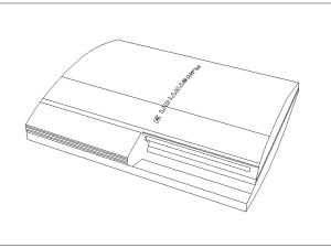 Bloque AutoCAD de PlayStation 3 en DWG