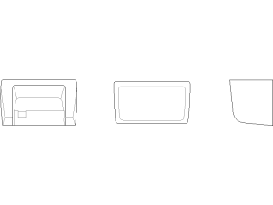 Descargar portarrollos AutoCAD DWG Gratis – plano 2D