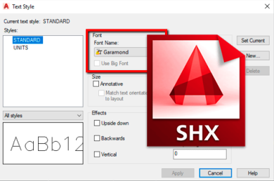 Descargar la Biblioteca de Fuentes SHX de AutoCAD