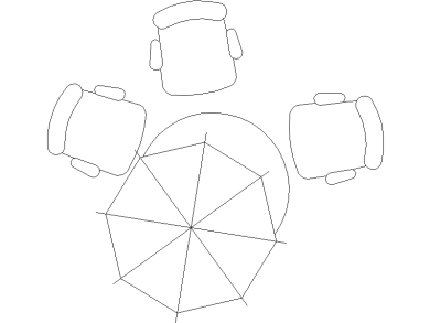 Mesa Terraza Exterior con Sillas